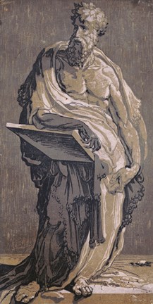 Framed Hectus with Tablet Print