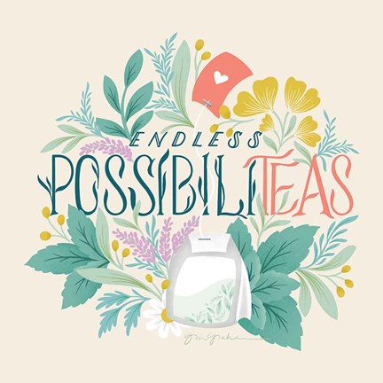 Framed Tea Time VI Print