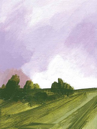 Framed Mauve Lane Print