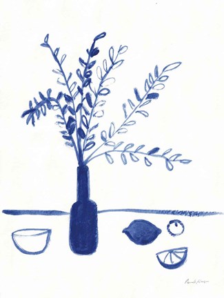 Framed Greek Island Dreaming II Print