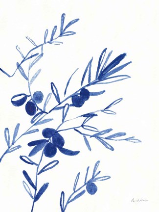 Framed Greek Island Dreaming I Print