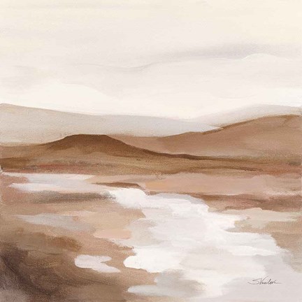 Framed Cinnamon Riverbank II Light Print