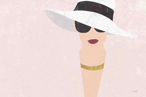 Framed Fashion Forward Rose Gold Print