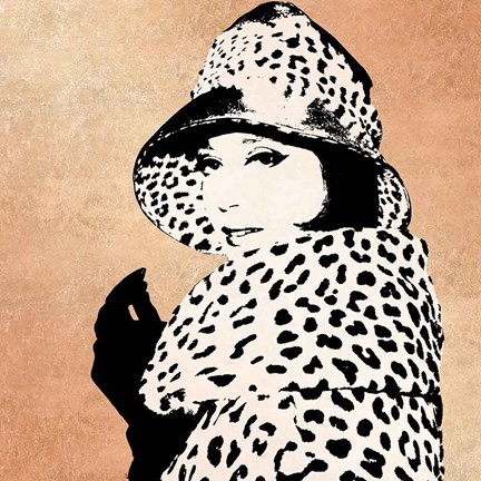 Framed Fashion News II Rose Gold Print