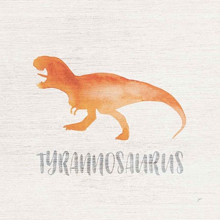 Framed Tyrannosaurus Sq Print