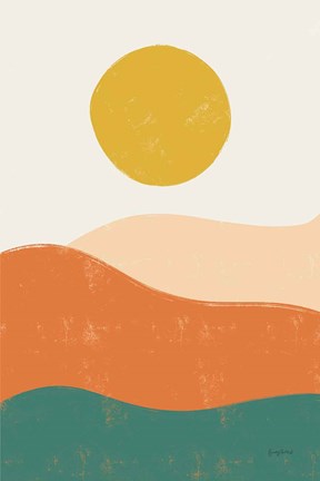 Framed Sun Chaser I Print