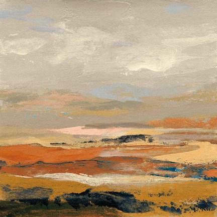 Framed Warm Bay II Print