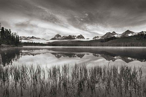 Framed Little Redfish Lakeshore Print