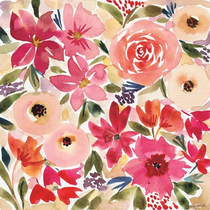 Framed Cottage Garden Print