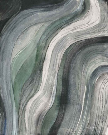 Framed Swirl I Print