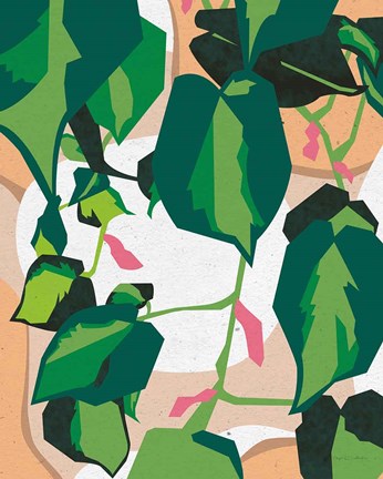 Framed Green House II Print