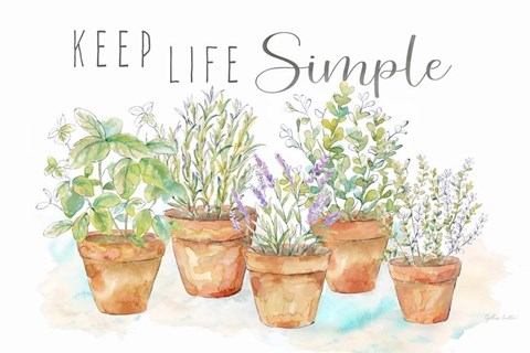 Framed Let it Grow I Print