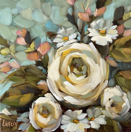 Framed Summer Blossoms Print