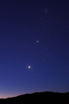Framed Morning Twilight Venus and Jupiter Print
