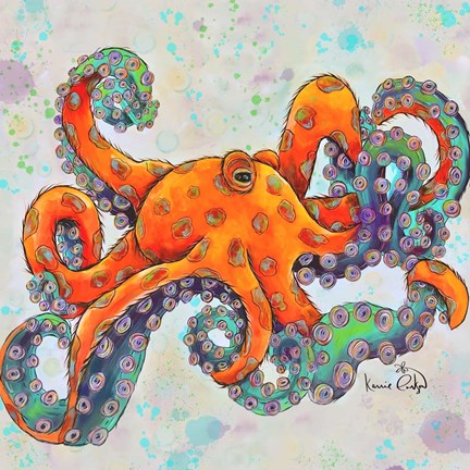 Framed Octopus Print