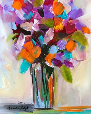 Framed Bouquet 1 Print