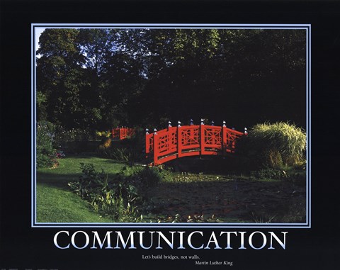 Framed Motivational - Communication Print