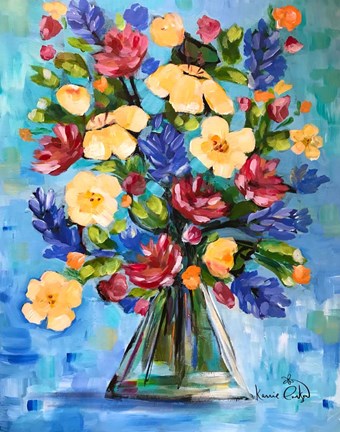 Framed Bouquet 5 Print