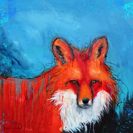 Framed Red Fox Print