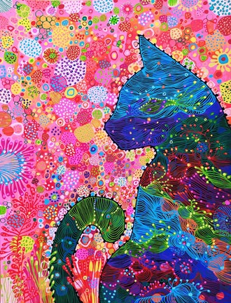 Framed Dreaming while awake Print