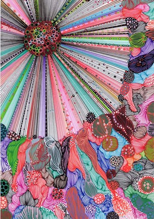 Framed Explosion Print