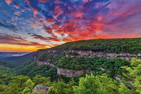 Framed Cloudland Canyon Sunrise Print