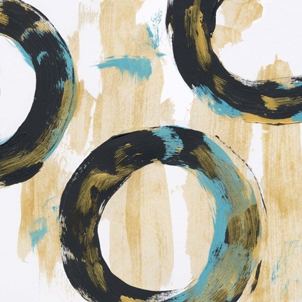 Framed Float In Blue 1 Print