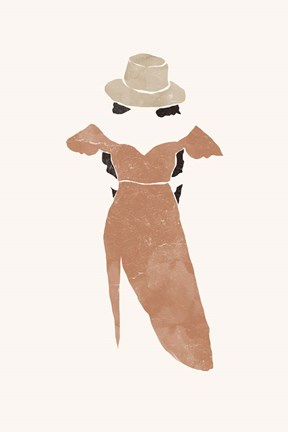 Framed Sienna Summer No. 1 Print