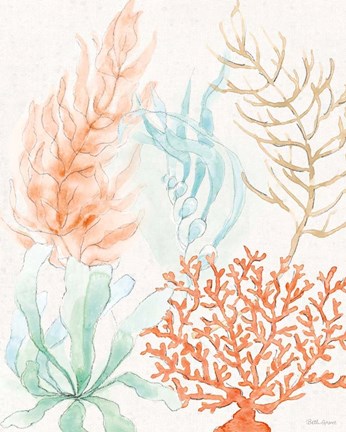 Framed Seaside V Print