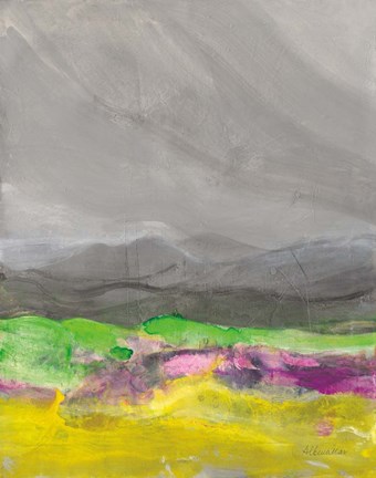 Framed Golden Valley I Print