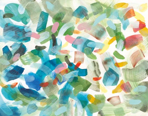 Framed Life of Color I Print