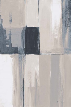 Framed Overlay II Blue Print