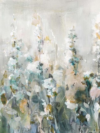 Framed Rustic Garden Neutral II Print