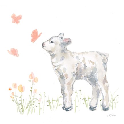 Framed Spring Lamb IV Print