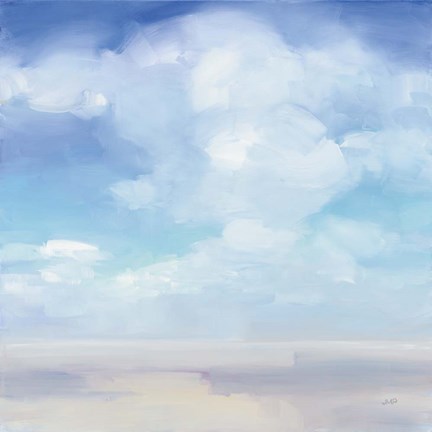 Framed Beach Sky Print