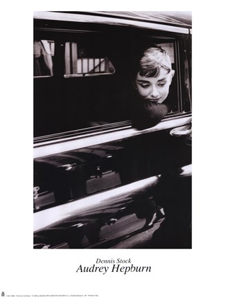 Framed Audrey Hepburn Print