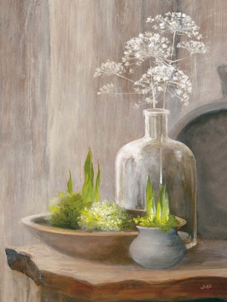 Framed Rustic Elegance III Print