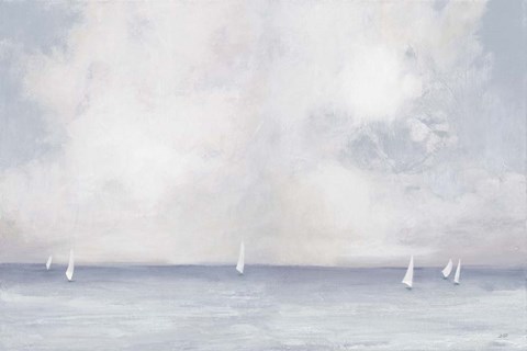 Framed Dark Morning Sail Print