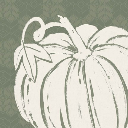 Framed Autumn Tones VII Print