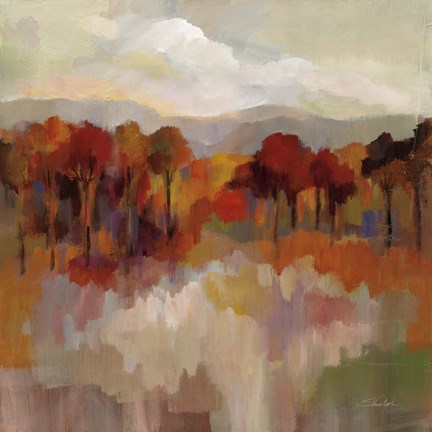 Framed Riverbank Print