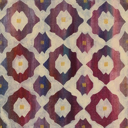 Framed Boho Lattice II Print