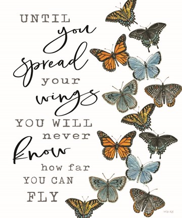 Framed Spread your Wings Print