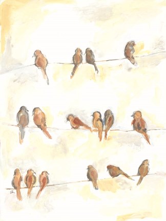 Framed Cozy Dwellings Print