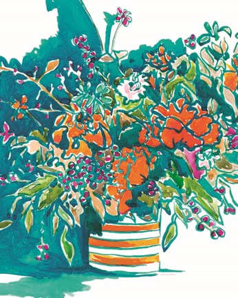 Framed Bright Hues of Summer Print