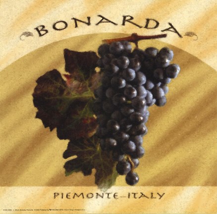 Framed Bonarda, Piemonte Print