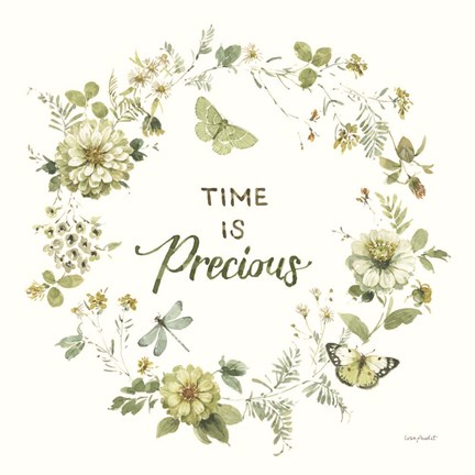 Framed Green Fields XXVI Print