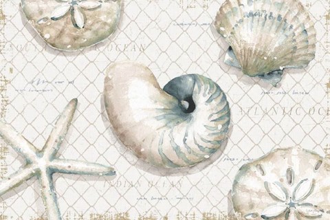 Framed Ocean View I Print