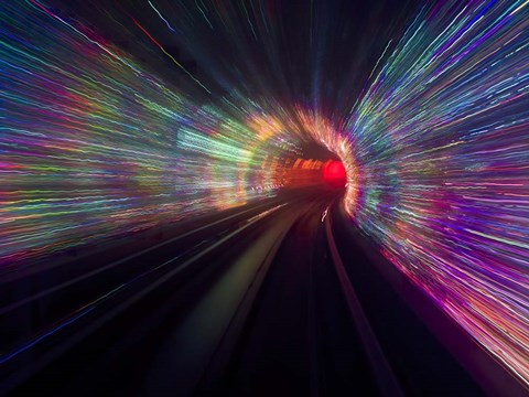 Framed Shanghai Tunnel Print