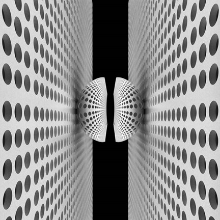 Framed Corridor of Ball Print