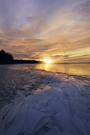 Framed Fire and Ice Print